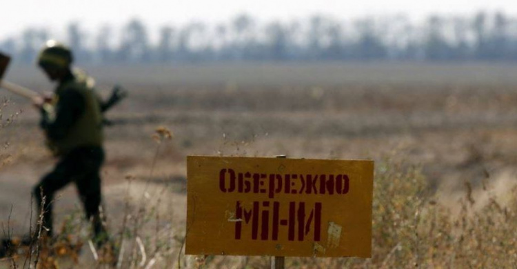 Около 7 тысяч кв. километров Донецкой и Луганской областей являются заминированными