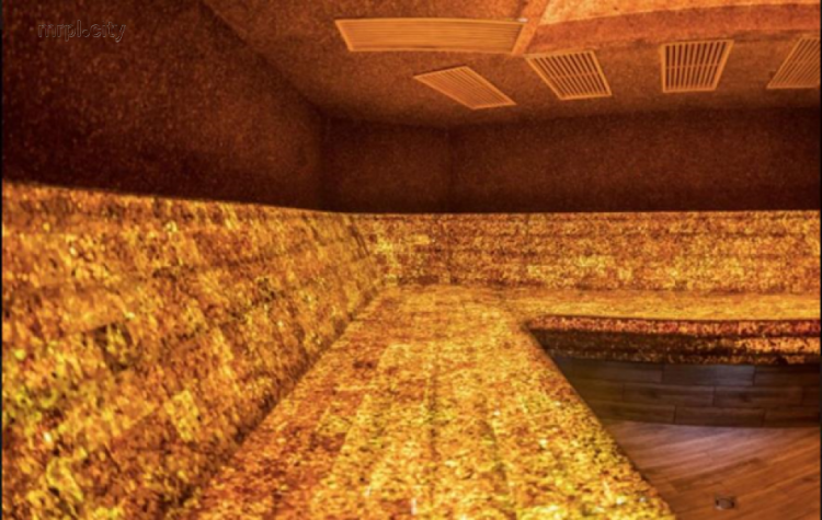 Построена первая в мире янтарная баня (ФОТО+ВИДЕО)