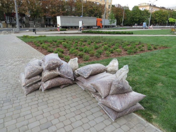  На аллеях Греческой площади Мариуполя завершили благоустройство зоны отдыха (ФОТО+ВИДЕО) 