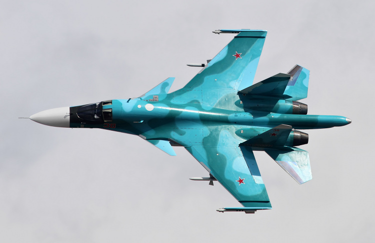 В Росії згорів ще один бомбардувальник Су-34