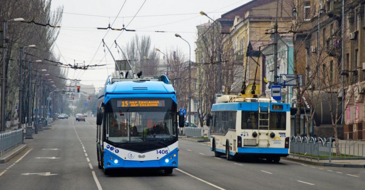 Доехать с «Восточного» на 17-й на новом троллейбусе: в Мариуполе запустили еще один маршрут