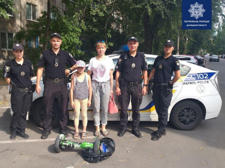 Мариупольчанка украла гироскутер у ребенка (ФОТО)