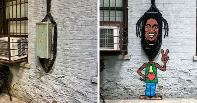 Его безуспешно ищет полиция, поэтому улицы Нью-Йорка продолжают пополнять новые арт-объекты (ФОТО)