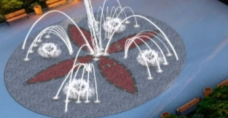 Новый фонтан с четырьмя группами водяных «лебедей» и эффектом тумана «затанцует» в Мариуполе (ФОТО)