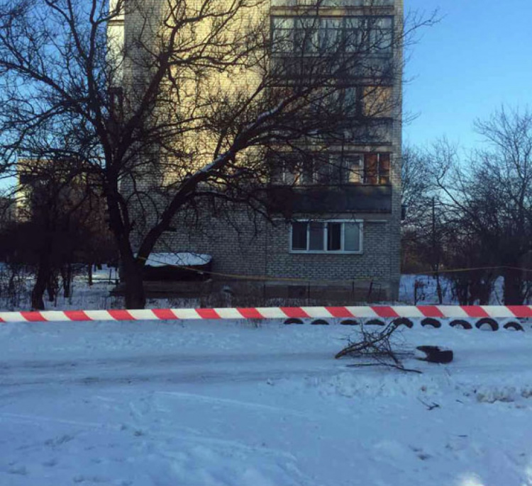 В Донецкой области рядом с жилыми домами обнаружили неразорвавшийся снаряд