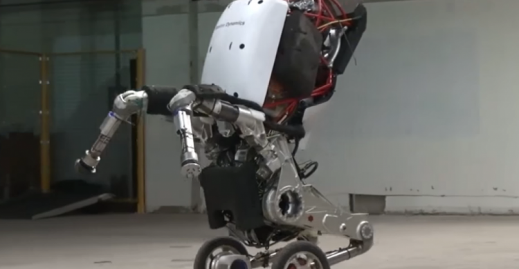 Американская компания презентовала робота на колесах
