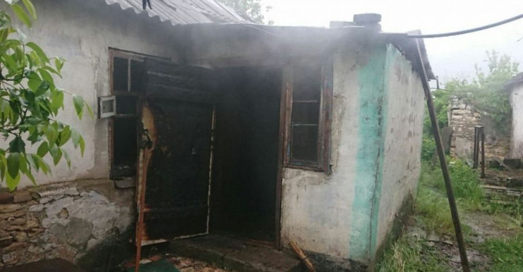 В Мариупольском районе при пожаре погиб пенсионер