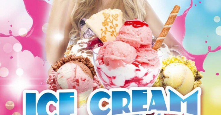 Ice Cream Party. Crazy MaaM