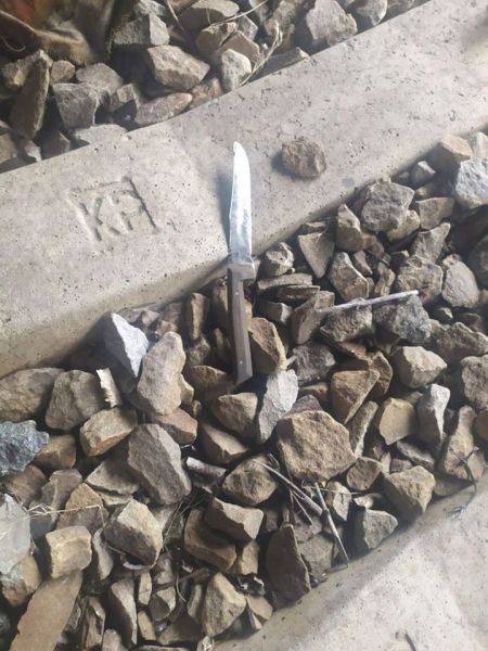 Мариуполец с ножом покусился на пассажирский ж/д-вагон