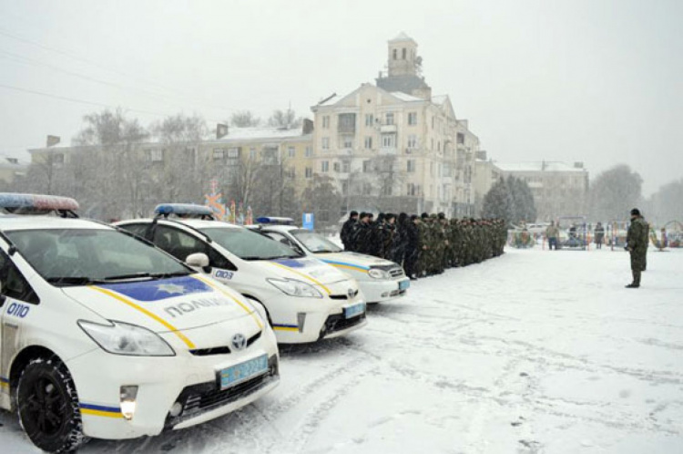 Более 1600 полицейских Донецкой области вышли на дежурство в рождественскую ночь