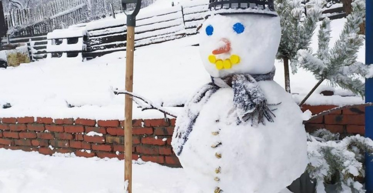 Снеговик «подшофе» и котик в бантике: хит-парад снеговиков Мариуполя (ФОТО)