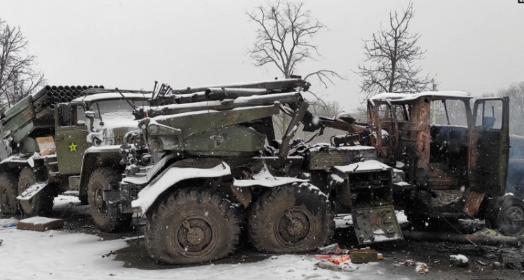 ЗСУ знищили штурмові колони бронетехніки на Луганському напрямку