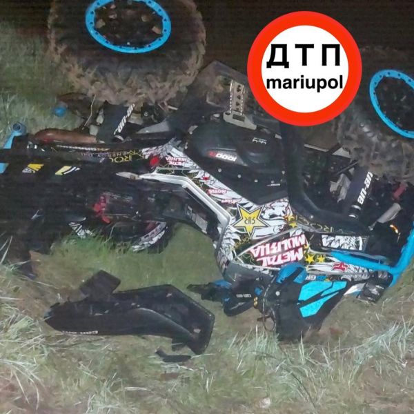 В Мариуполе водитель квадроцикла на высокой скорости разбился насмерть