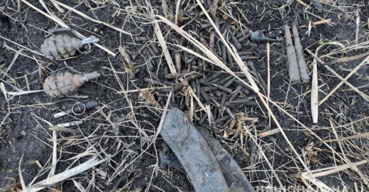 В поселке под Мариуполем нашли больше сотни патронов и гранаты (ФОТО)