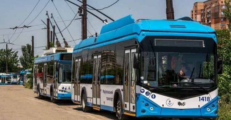 В Мариуполе временно отменили движение троллейбусов к ж/д вокзалу