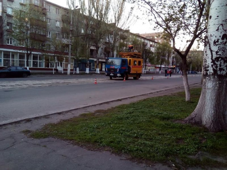 В Мариуполе остановились трамваи (ФОТОФАКТ)