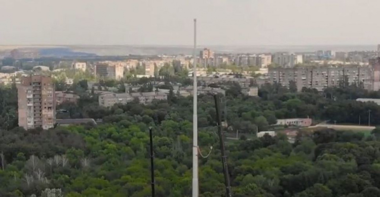 Флаг Украины на Донетчине поднимут на флагштоке высотой в 80 метров