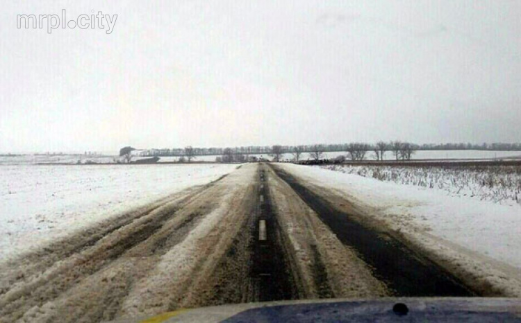 В Донецкой области владельцев дорог оштарафовали за неубранный снег (ФОТО)