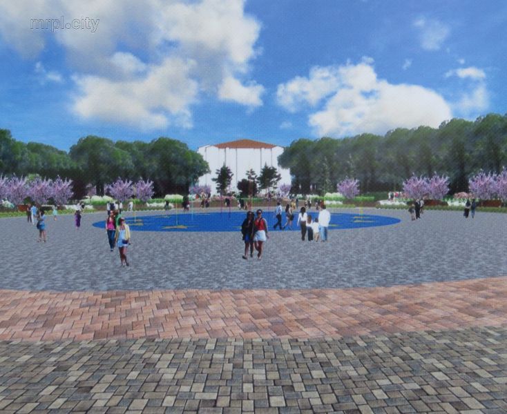 Стало известно, как выглядит второй пешеходный фонтан Мариуполя (ФОТО)