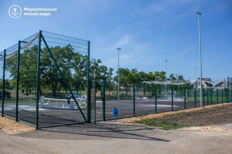 В мариупольской школе откроют современную спортплощадку за 5 млн гривен (ФОТО)