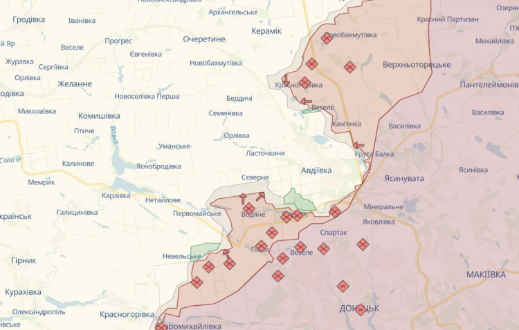 Сили оборони закріплюються на досягнутих рубежах під Бахмутом – ситуація та карта