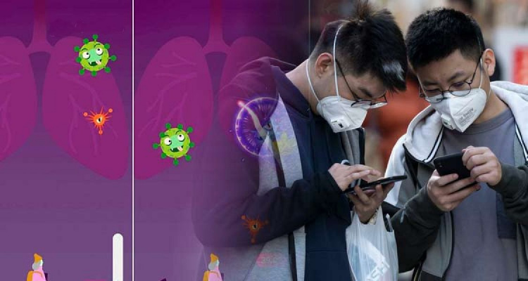 В Китае запустили мобильную игру про коронавирус (ФОТО)