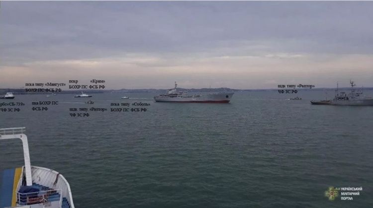 Украинские корабли перешли в Азовское море вопреки российским истребителям и катерам (ФОТО)