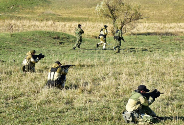 Спецназовцы Донетчины практиковались в штурме вблизи Мариуполя