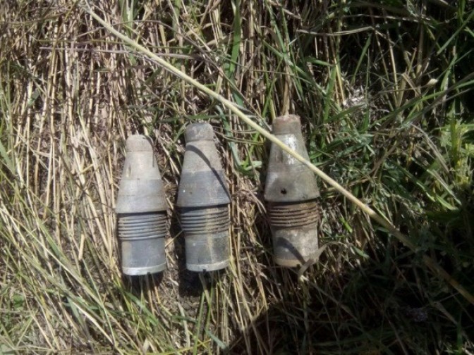 В районе АТО выявлено два тайника с боеприпасами