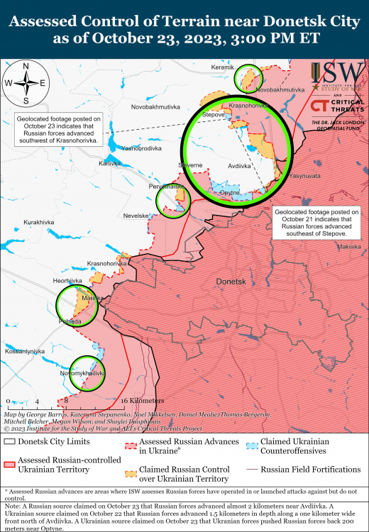 Сили оборони досягли успіхів під Бахмутом та відбили всі атаки на Донбасі – карта