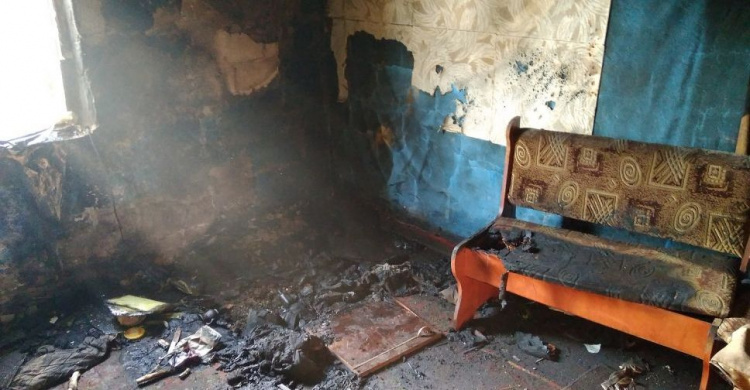 Во время пожара погиб житель Мариуполя (ФОТО)