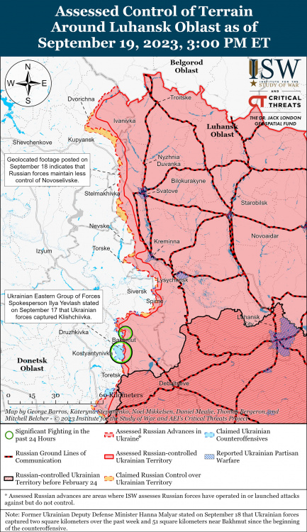 Росіяни атакували Україну дронами, а ЗСУ проводили штурми під Бахмутом – деталі та карта