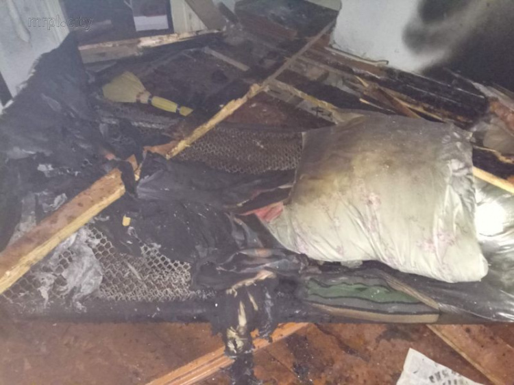 Пожар в Мариуполе завершился гибелью мужчины (ФОТО)