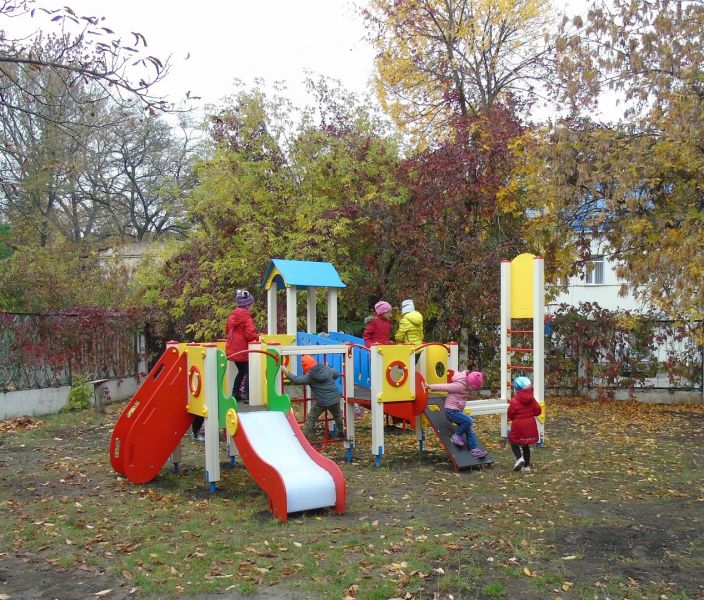 В детском саду установили игровую площадку от Группы Метинвест (ФОТО)