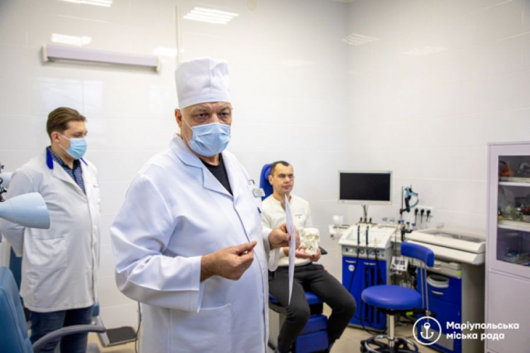 Обновленное отделение реконструктивной хирургии головы и шеи открыли в Мариуполе