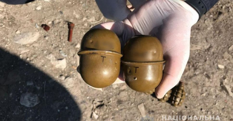 Под Мариуполем житель поселка нашел на свалке гранаты и патроны (ФОТО)