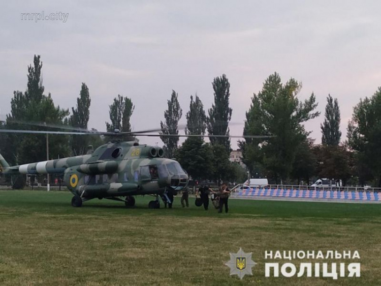 В один из округов Донетчины прислали вертолет со спецназом (ФОТО+ВИДЕО)