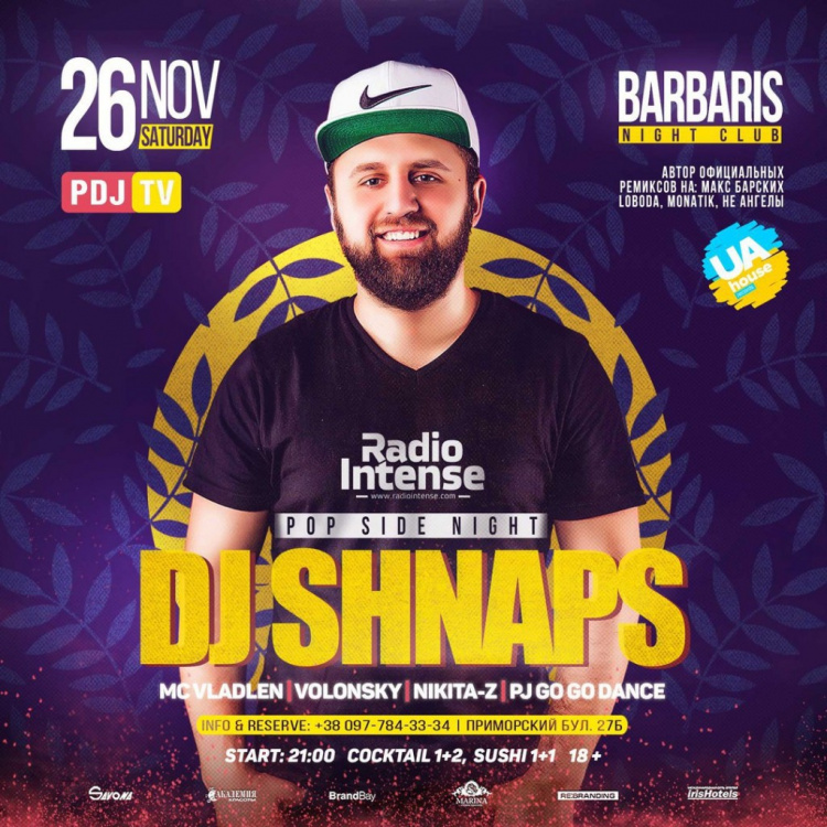 DJ SHNAPS. BarBaris