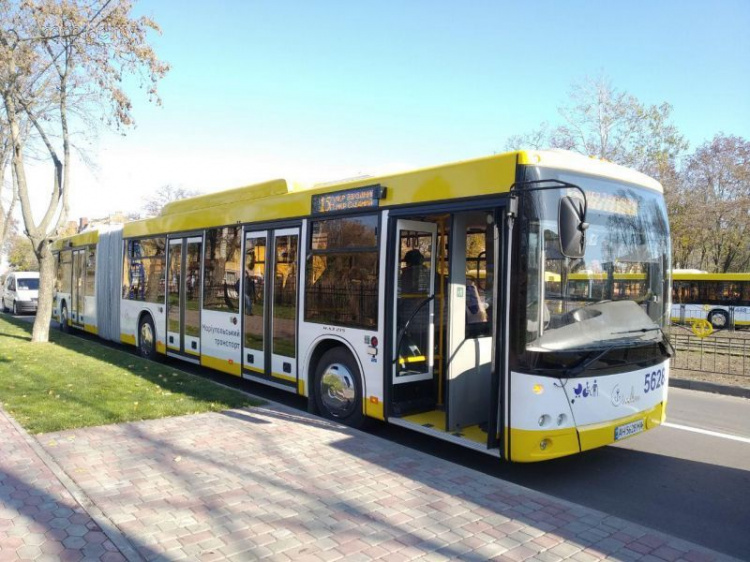 Стало известно, когда в Мариуполе начнут ездить 34 новых автобуса