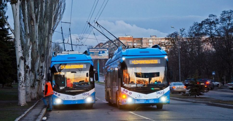 Движение троллейбусов в Мариуполе ограничат