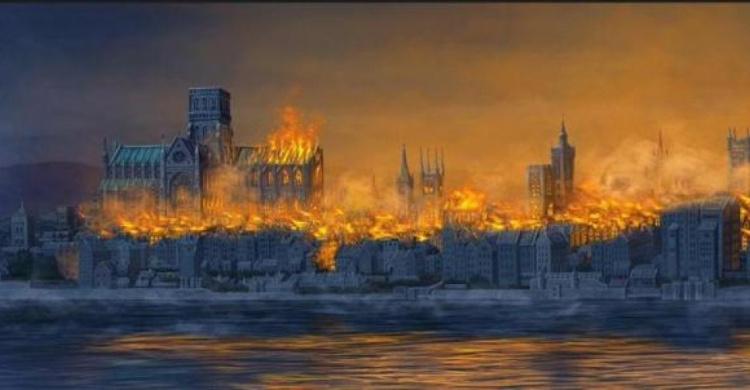 На Темзе сожгут деревянный Лондон 1666 года (ВИДЕО)