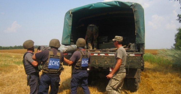 На выходных в Донецкой области обезвредили 25 взрывоопасных предметов