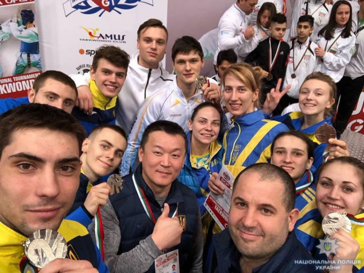 Полицейский Донетчины завоевал серебро на международном турнире по тхэквондо (ФОТО)