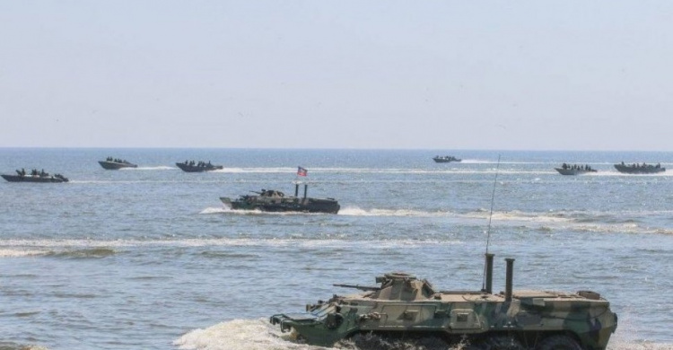 Незаконные формирования высадили десант на побережье под Мариуполем