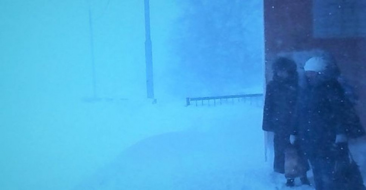 Люди ждали на морозе: в села Мариупольского района не приехали рейсовые автобусы (ДОПОЛНЕНО)
