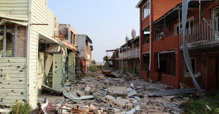В ООС показали «останки» поселка Широкино под Мариуполем (ФОТО)