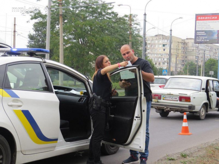 В Мариуполе на пешеходном переходе произошло ДТП. Один из водителей пьяный (ФОТО)