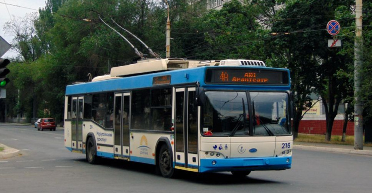 До конца года в Мариуполе станет больше на 72 комфортабельных троллейбуса