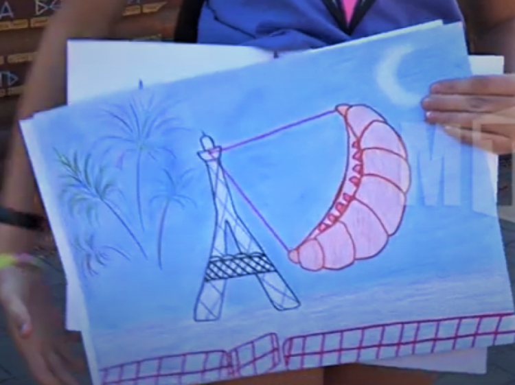 Спуск к морю во французском стиле: мариупольские дети моделируют будущее
