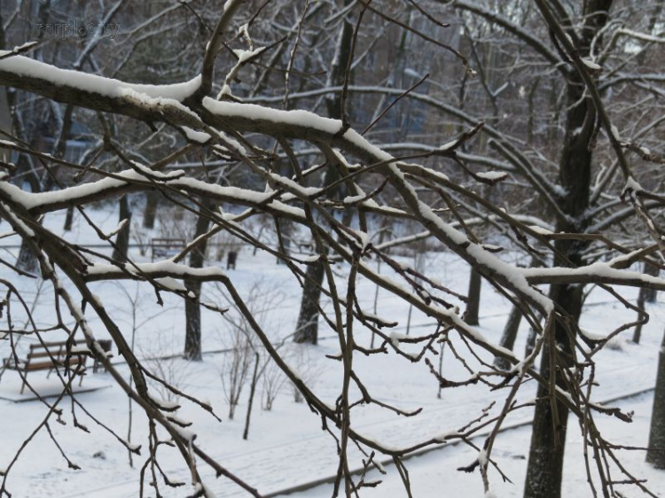 Белая весна. Мариуполь мобилизован на очистку от снега (ФОТО)